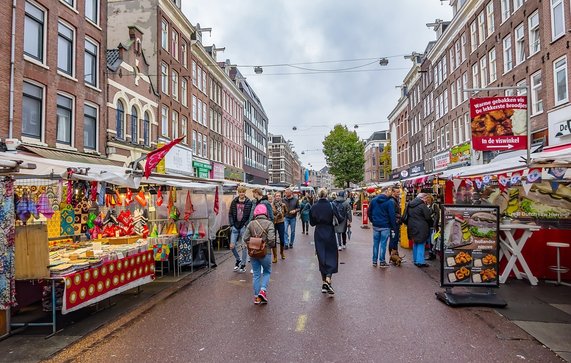 Albert Cuyp Markt, Amsterdam door Kiev.Victor (bron: Shutterstock)