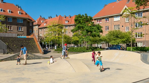 Zaandammerplein in Amsterdam door TasfotoNL (bron: Shutterstock)