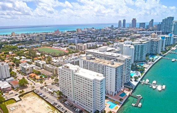 Hoge bebouwing, Miami door Cascade Creatives (bron: shutterstock.com)