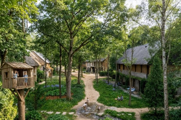 Impressie Door de Bomen 1 door Heijmans & Staatsbosbeheer (bron: Door de Bomen)