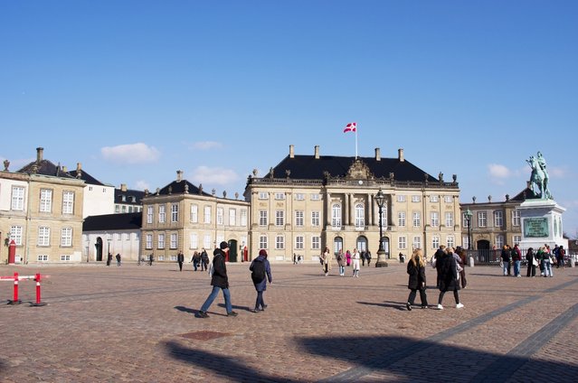 Amalienborg in Kopenhagen, Denemarken door Marcel Rommens (bron: Shutterstock)