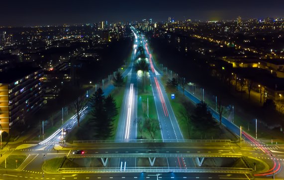 Snelweg door Eindhoven door MrPost (bron: shutterstock.com)