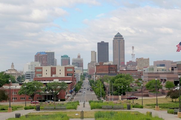 Des Moines in Iowa, Amerika door Matt Fowler KC (bron: Shutterstock)