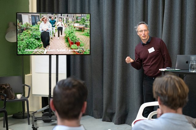 Sessie Lerende GO door Sander van Wettum (bron: Stichting Kennis Gebiedsontwikkeling)