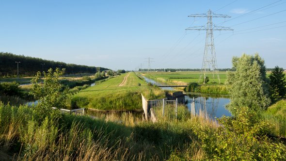 Polderlandschap in Haarlemmermeer door De Jongh Photography (bron: Shutterstock)