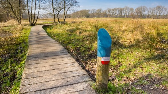 Pieterpad wandelroute in Drenthe door Marc Venema (bron: shutterstock)