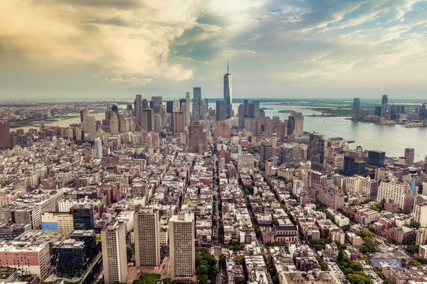 New York City, Cityscape van Manhattan door marchello74 (bron: shutterstock)