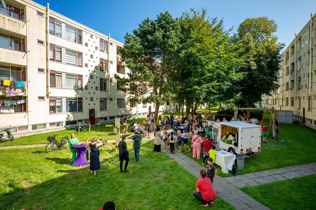 Binnentuin in Den Haag Zuidwest door Innovatielab ZW - Bureau ZWIRT (bron: Innovatielab ZW - Bureau ZWIRT)