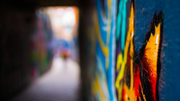 Graffiti in Gent door Jesus Barroso (bron: Shutterstock)