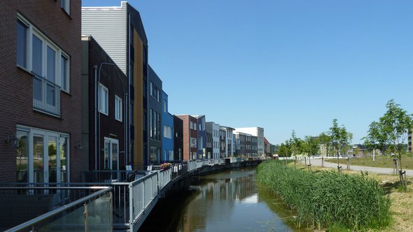 Almere, stadsdeel Almere Poort door Leuk2 (bron: Wikipedia Commons)
