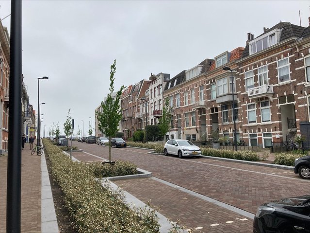 De Coosje Buskenstraat na de herinrichting door Gemeente Vlissingen (bron: Gemeente Vlissingen)