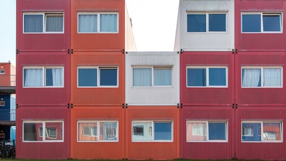 Wonen in containers door Di Soccio Massimo (bron: Shutterstock)