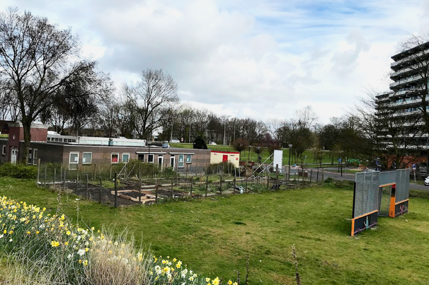 Buurthuis waar de toekomstige wooncoöperatie verrijst door Vereniging Community Land Trust H-Buurt (bron: Vereniging Community Land Trust H-Buurt)