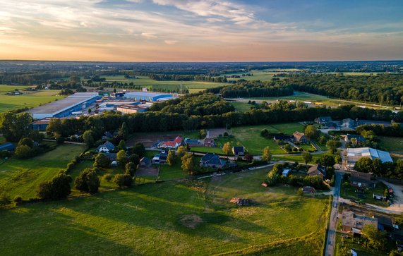 Gelderland, Drone foto door Mike Admiraal (bron: shutterstock)