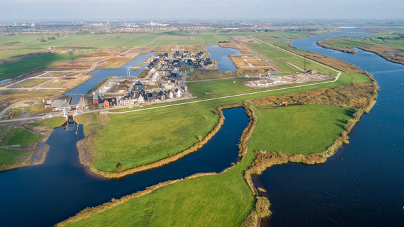 Luchtfoto Dorp Reeve door Gemeente Kampen (bron: Gemeente Kampen)