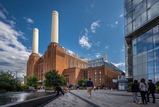 Battersea Power Station, herontwikkeld als een winkel- en recreatiebestemming door Jono Photography (bron: shutterstock)
