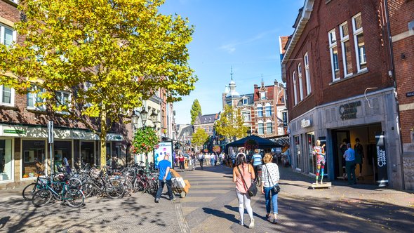 Winkelstraat in Venlo door Petr Pohudka (bron: Shutterstock)