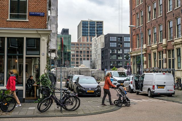 Oostenburg gezien vanuit Czaar Peterbuurt Amsterdam door Allart Blaauboer (bron: Allart Blaauboer)