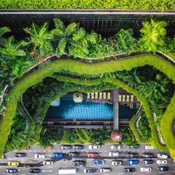 Het PARKROYAL COLLECTION Pickering, Singapore door RuslanKphoto (bron: shutterstock)