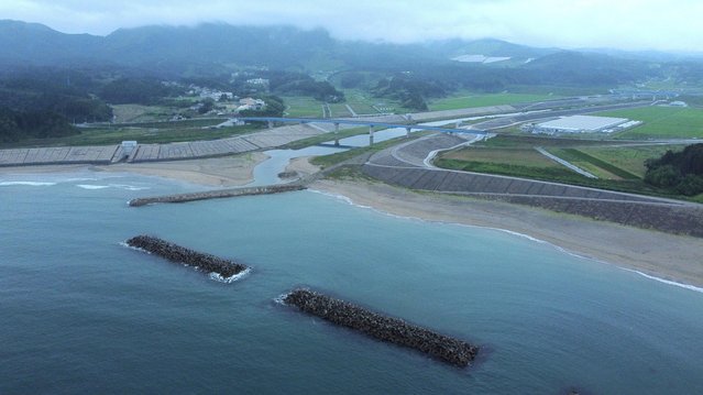 Seawall bij Motoyoshi door Jos van Alphen (bron: Jos van Alphen)