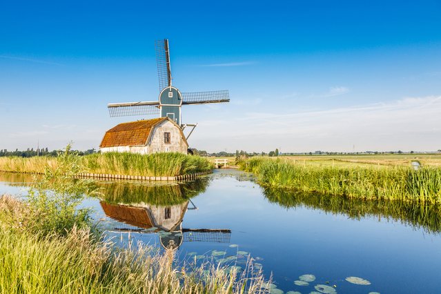 Watermolen de Blauwe Wip bij de Gerepolder door Photodigitaal.nl (bron: Shutterstock)